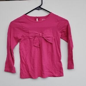 Carter's Pink Long Sleeve Tee with Bow